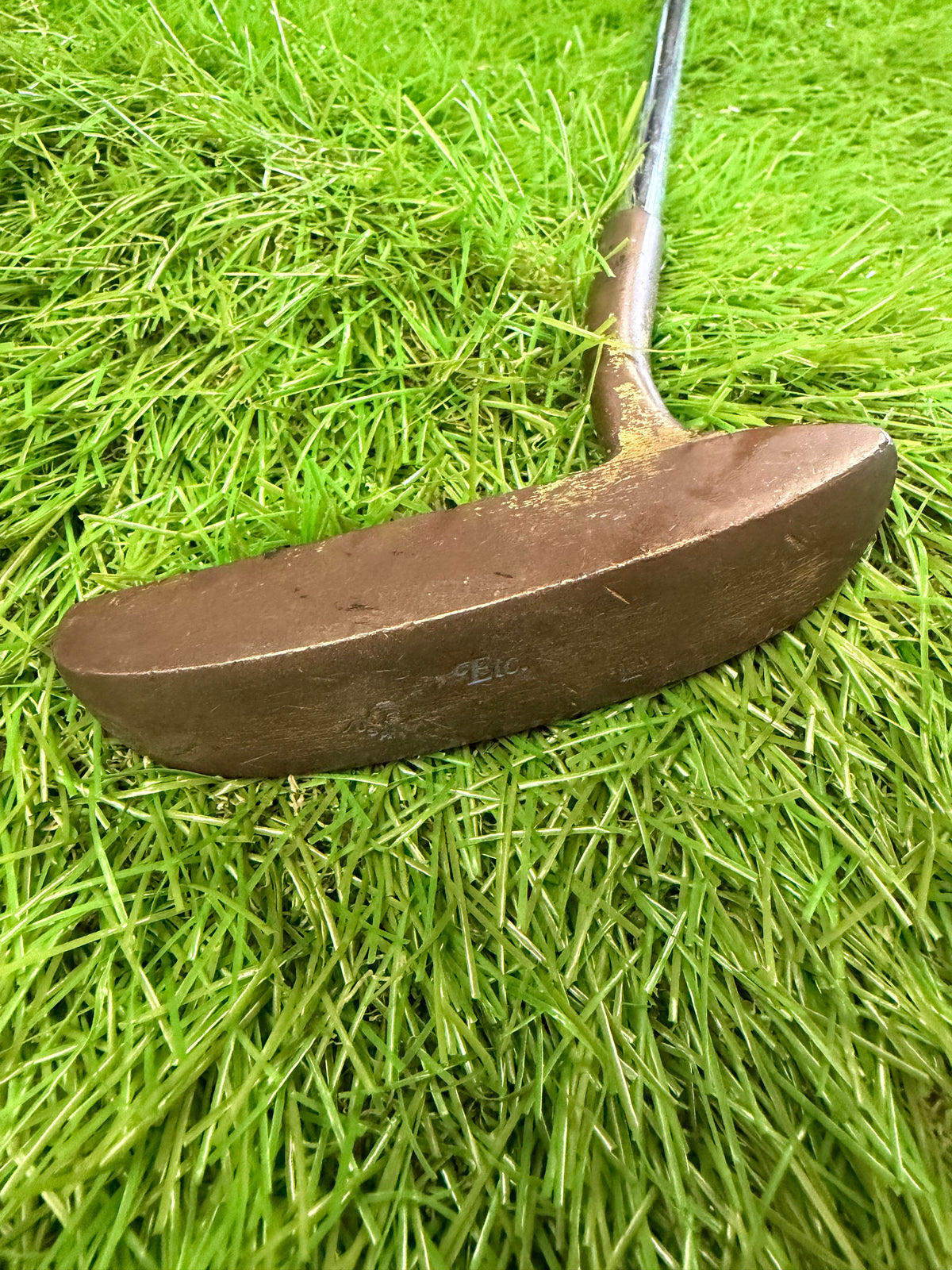 Rare Vintage Old Master Etc. L Eagle Putter RH Steel Shaft 34.5"
