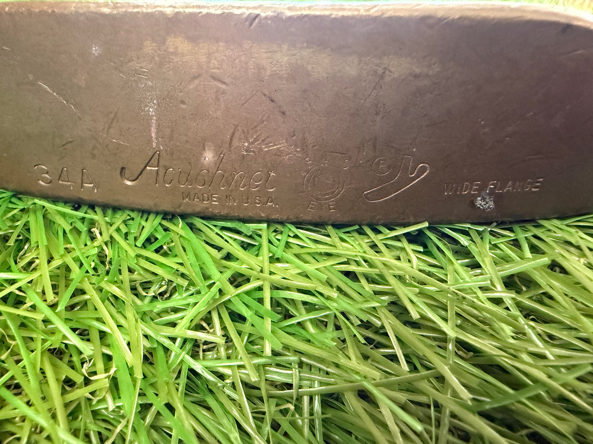 Titleist Acushnet Bulls Eye 34A Wide Flange Putter RH Steel Shaft 35"