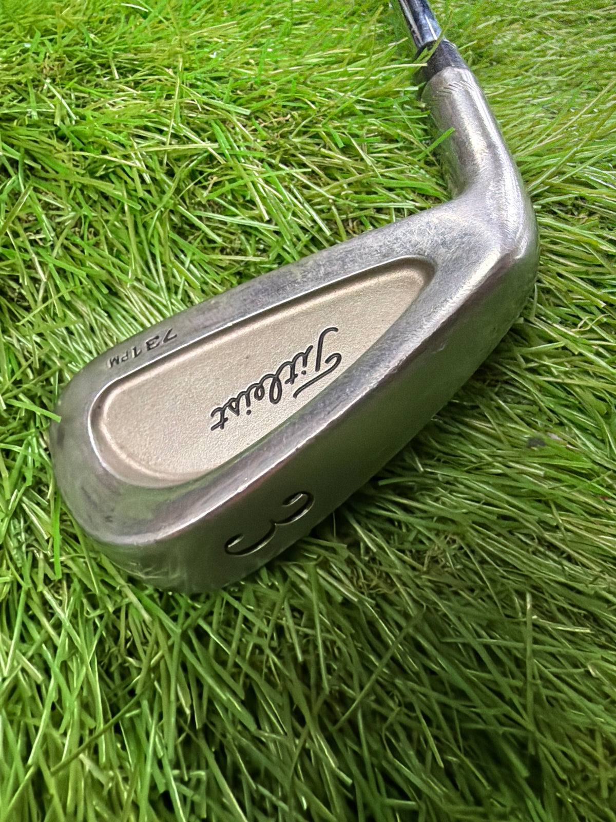 Titlesit 731 PM 3 Iron LH Dynamic Gold S300 Stiff Flex Shaft 39"
