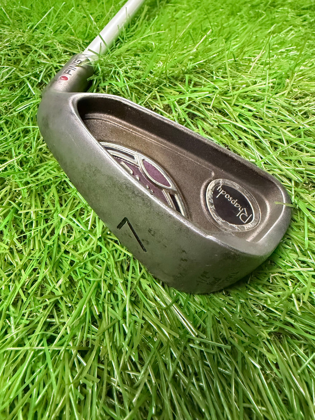 Ping Rhapsody 7 Iron Red Dot RH ULT Ladies Flex Graphite Shaft 36"