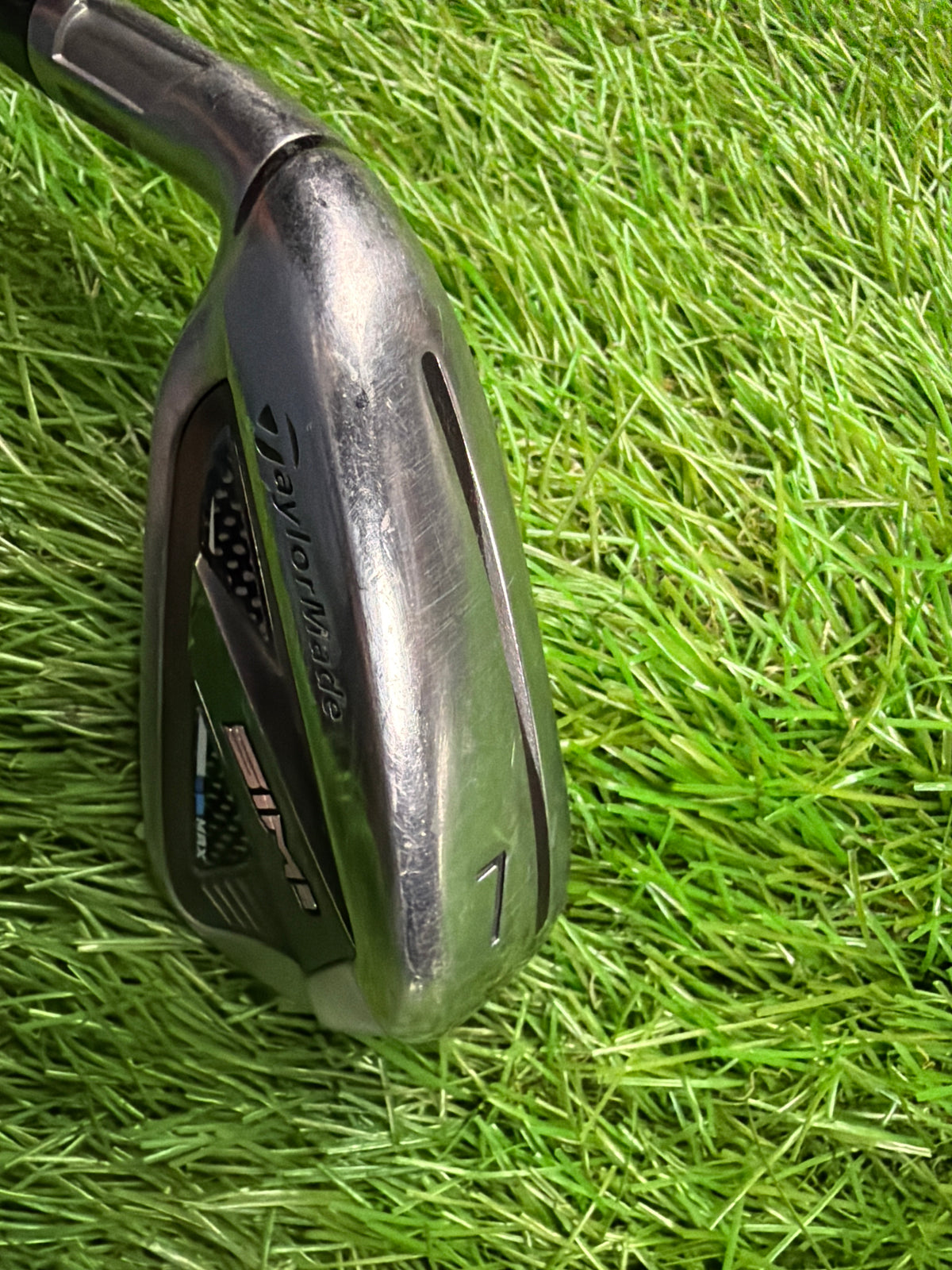 Taylormade SIM2 Max 7 Iron LH KBS Max MT 85 Stiff Flex 37.25”