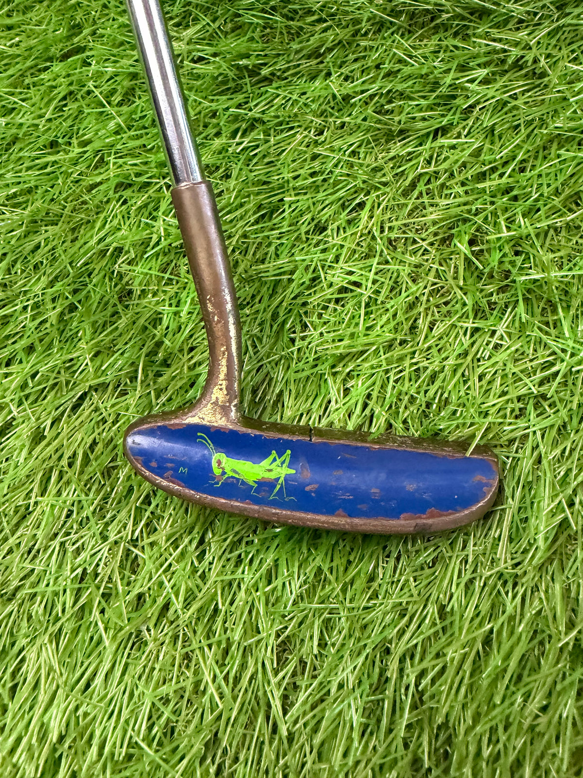 Rare Vintage Old Master Etc. L Eagle Putter RH Steel Shaft 34.5"