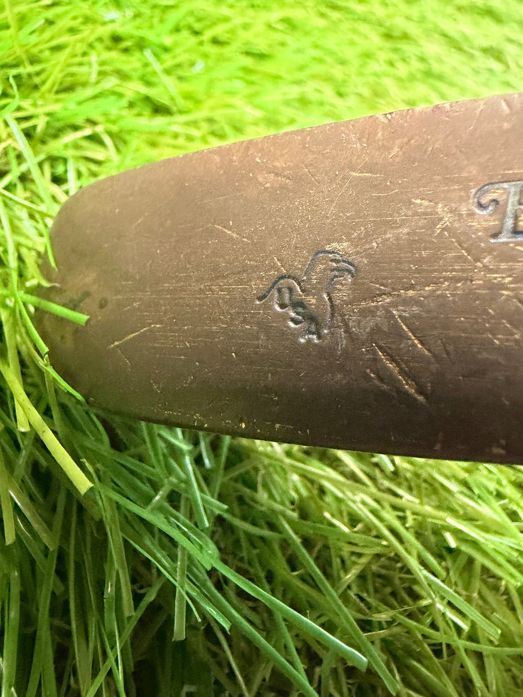Rare Vintage Old Master Etc. L Eagle Putter RH Steel Shaft 34.5"