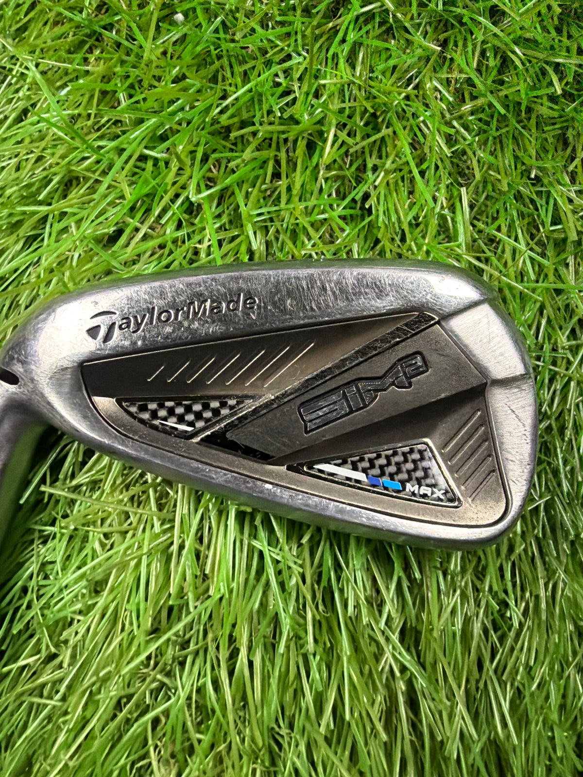 Taylormade SIM2 Max 7 Iron LH KBS Max MT 85 Stiff Flex 37.25”