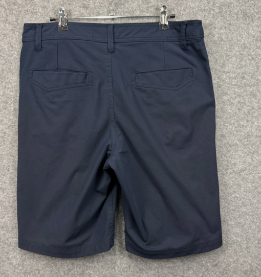 Lululemon Mens Commission Shorts Navy Blue Golf Chino 9 Inch Inseam Size 34