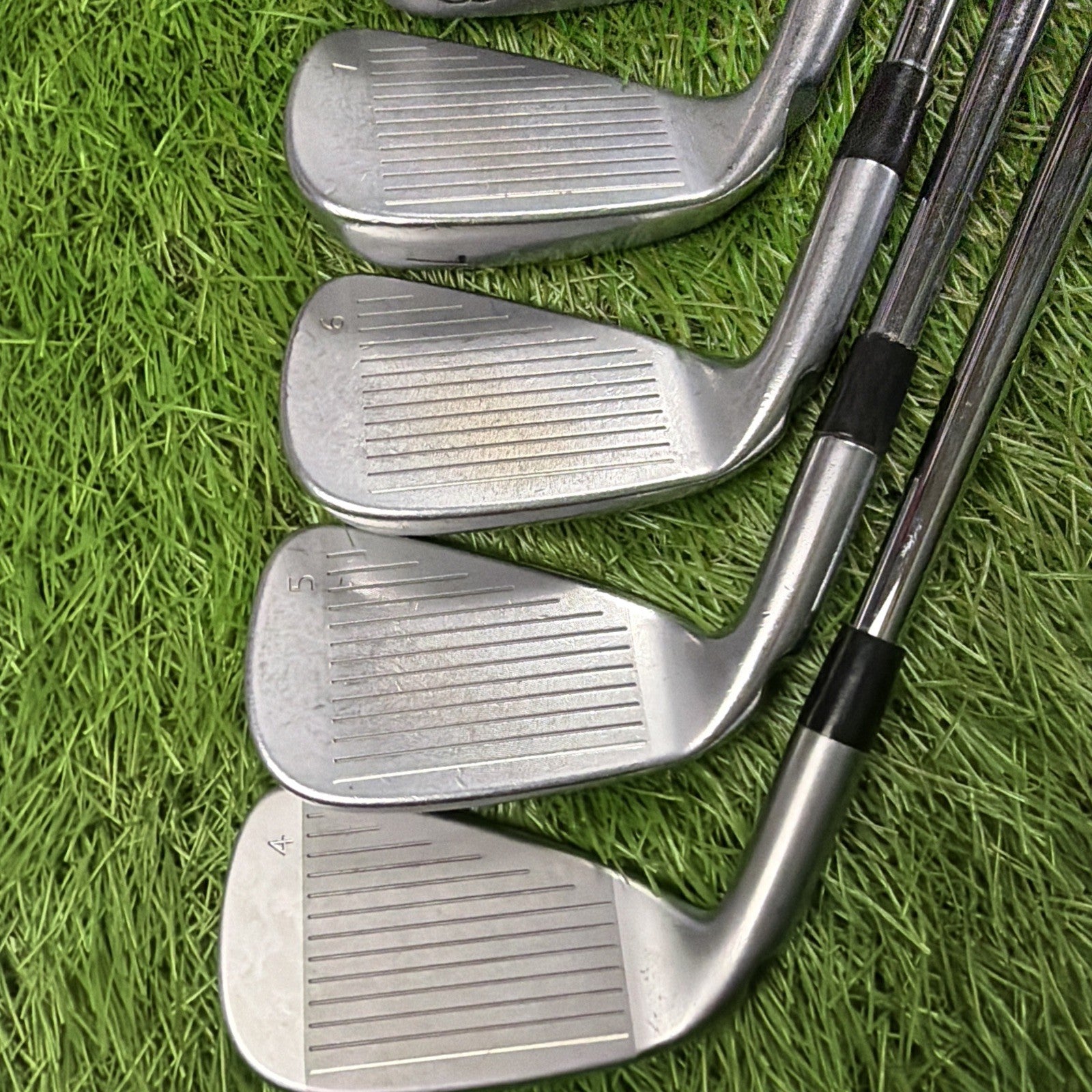 Ping Anser Forged Iron Set (4-PW NO 9i) Blue Dot RH AWT Stiff Flex Steel Shafts