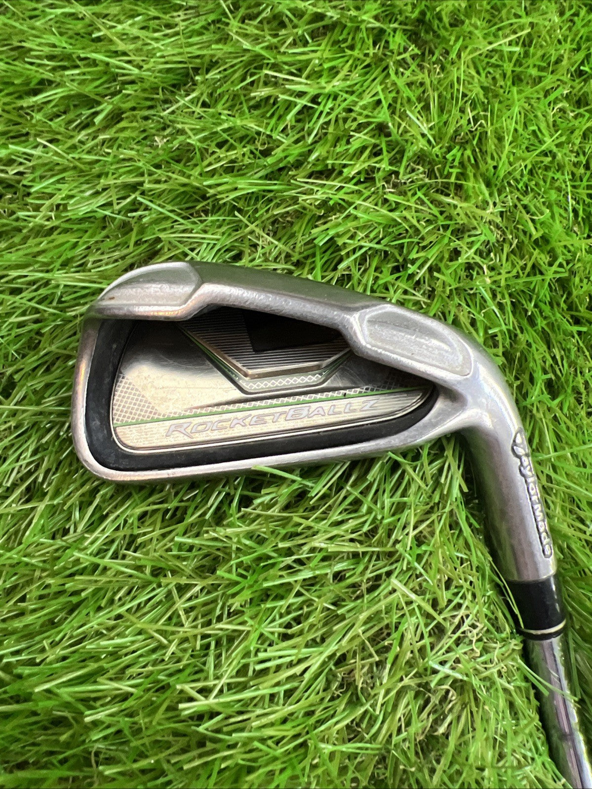 TaylorMade RocketBallz 6 Iron RH Stiff Flex Shaft MId Size Grip 37.75"