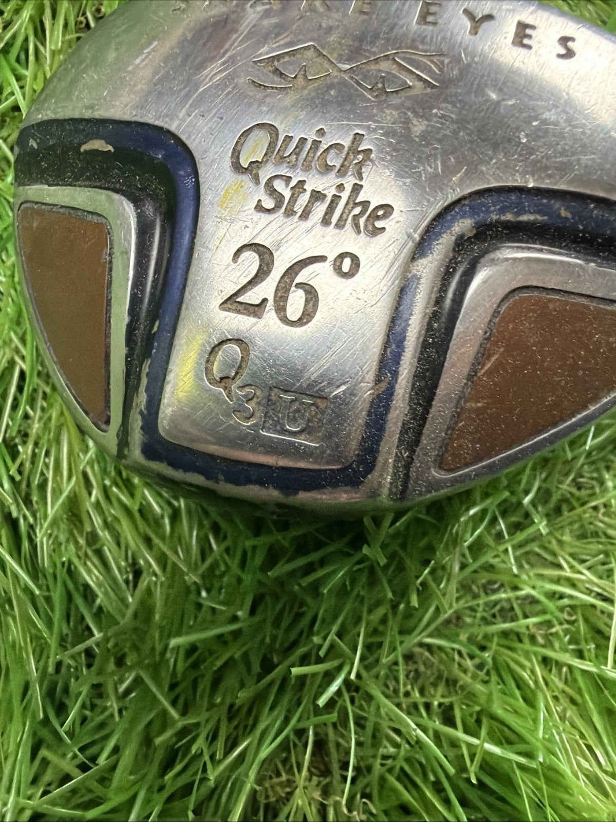 Snake Eyes 26° Quick Strike Q3U 5 Hybrid RH UST A Flex Graphite Shaft 40.5"