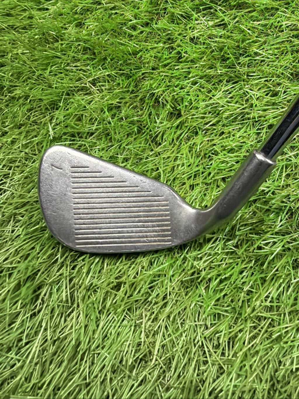 Vintage Ping Eye 2 7 Iron Orange Dot RH Dynamic Gold S300 Stiff Flex 37.5"