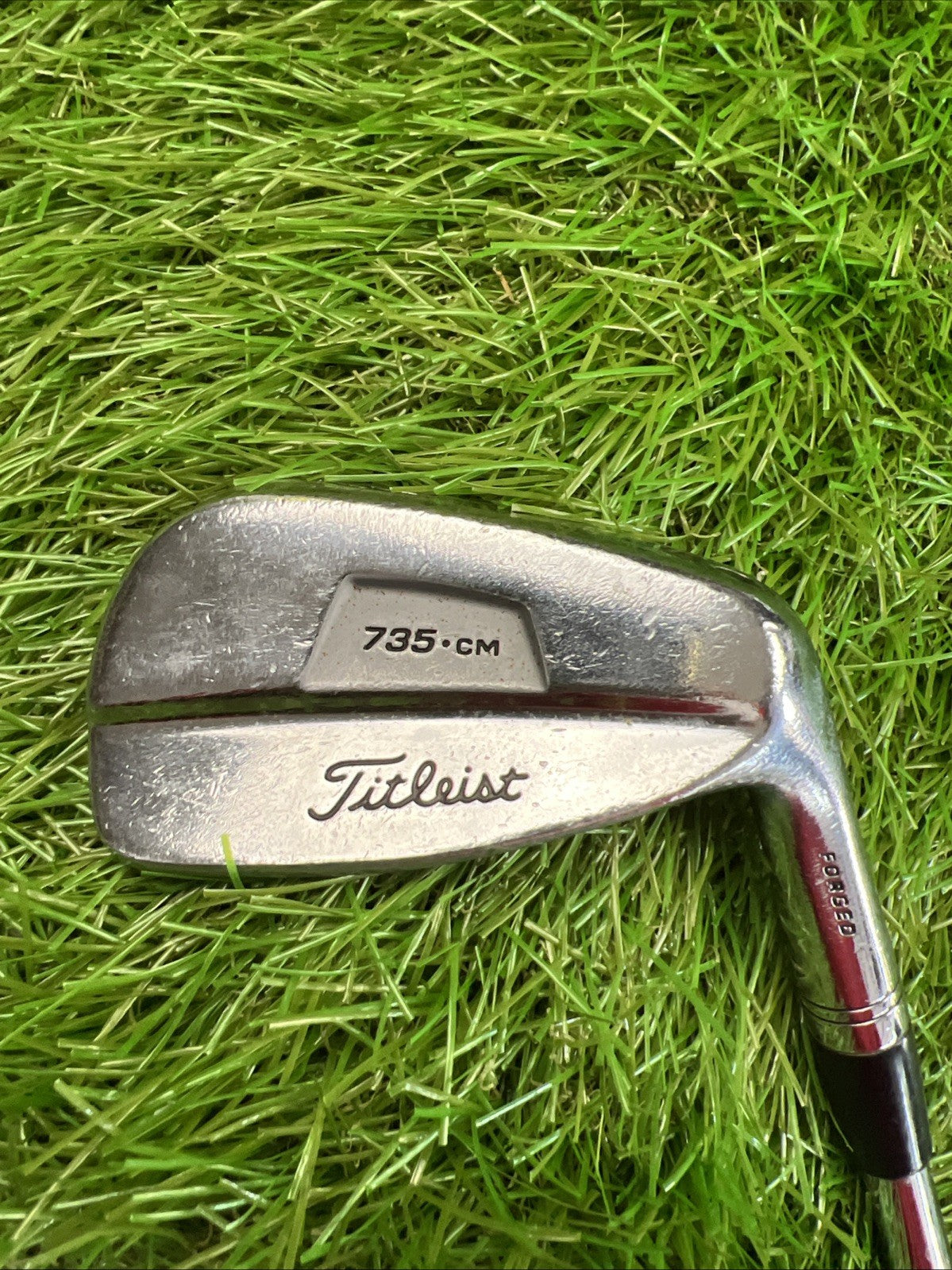 Titleist 735 CM Forged 9 Iron RH FCM 6.0 Stiff Flex Shaft 36"
