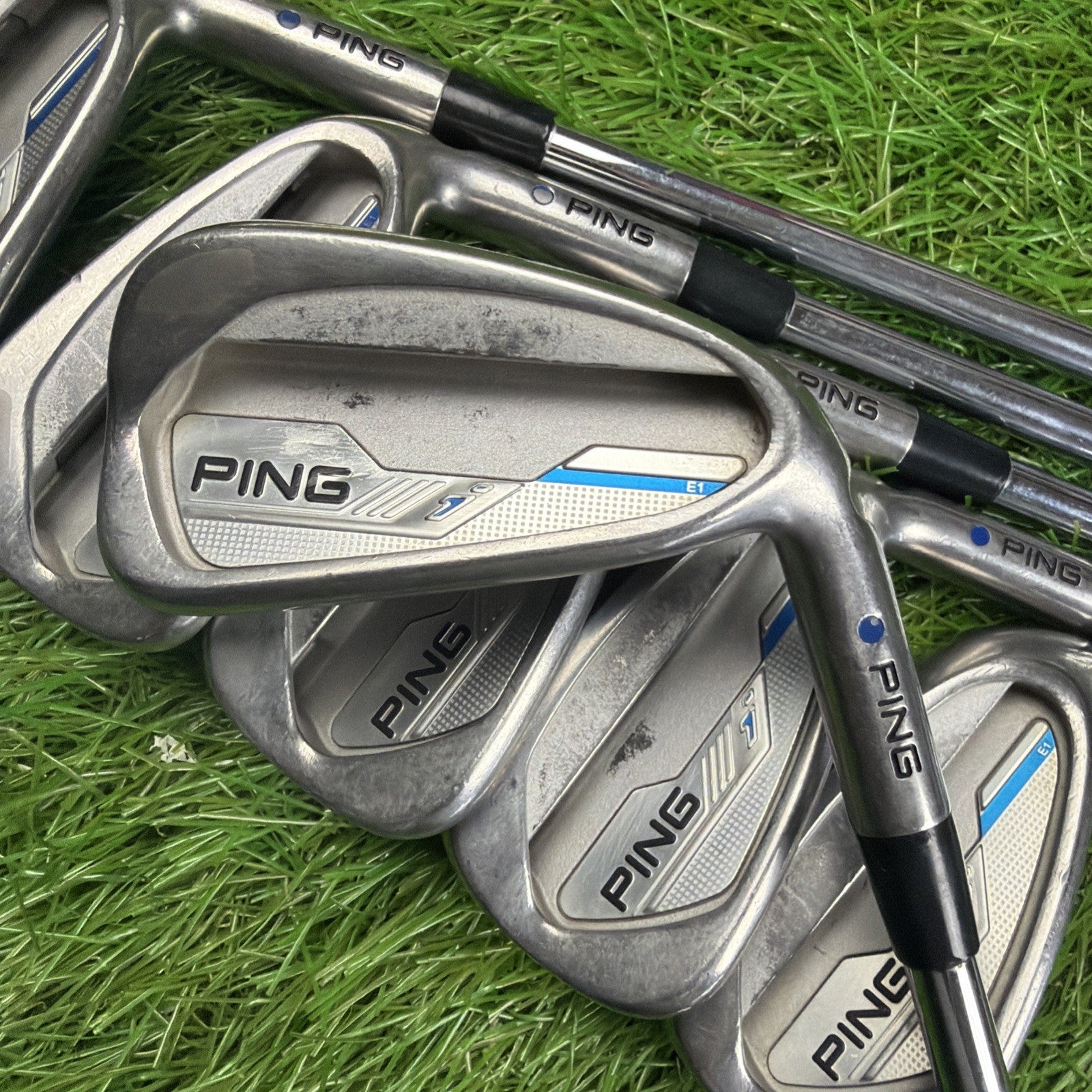 Ping i Series E-1 Iron Set 5-W Blue Dot RH Project X 5.5 RegularPlus Flex Shafts