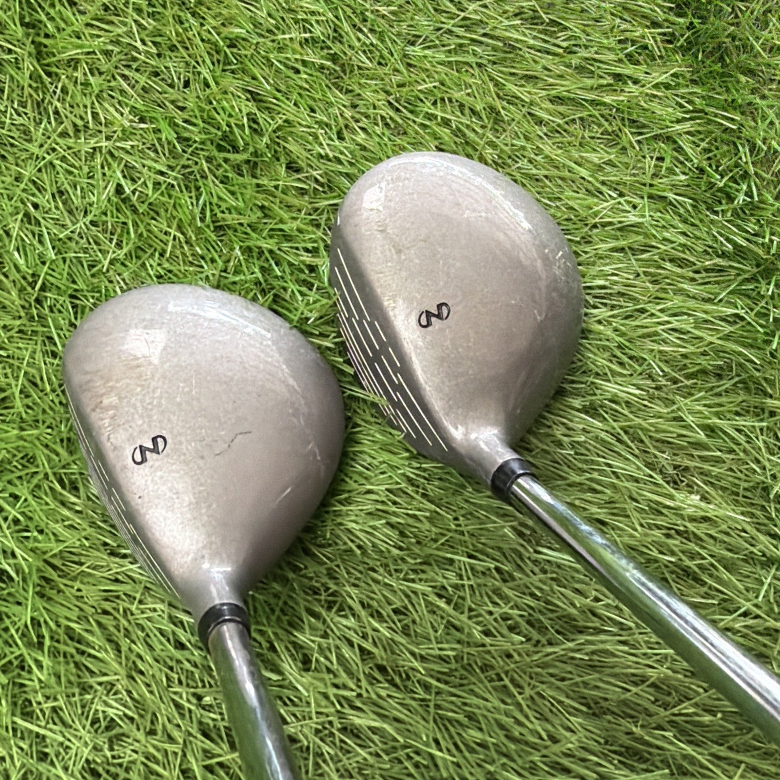 Great Hawk 3 & 5 Woods RH Nickent Steel Shafts