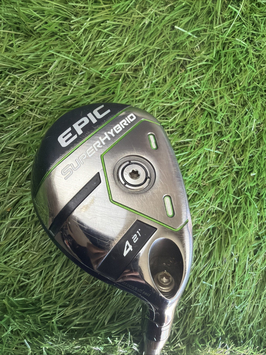 Callaway Epic SuperHybrid 21° 4H Adj Loft RH SpeedFiber fc75HY F4 Stiff Flex 40"