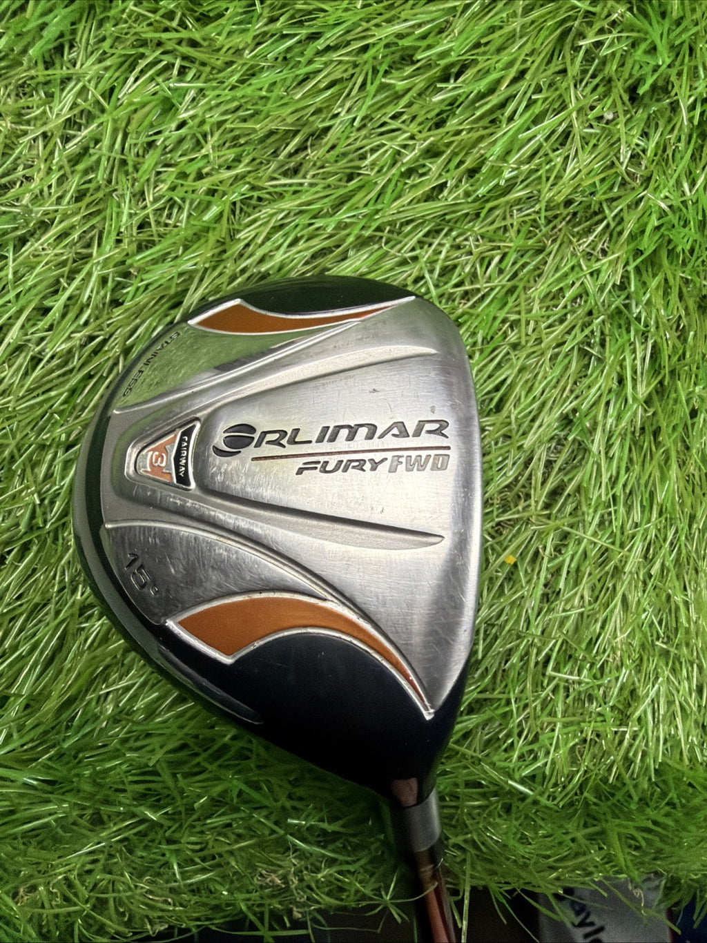 Orlimar Fury FWD 15° 3 Wood RH ALDILA NVS-HT Regular Flex Shaft 44"