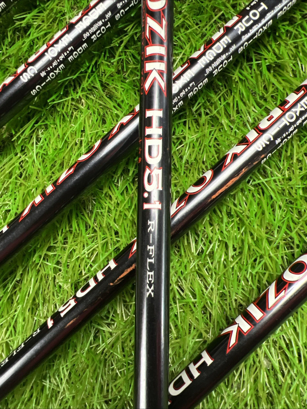 Exotics XCG6 Iron Set (3-PW NO 7 Iron) RH Matrix Ozik 5.1 Regular Flex Shafts