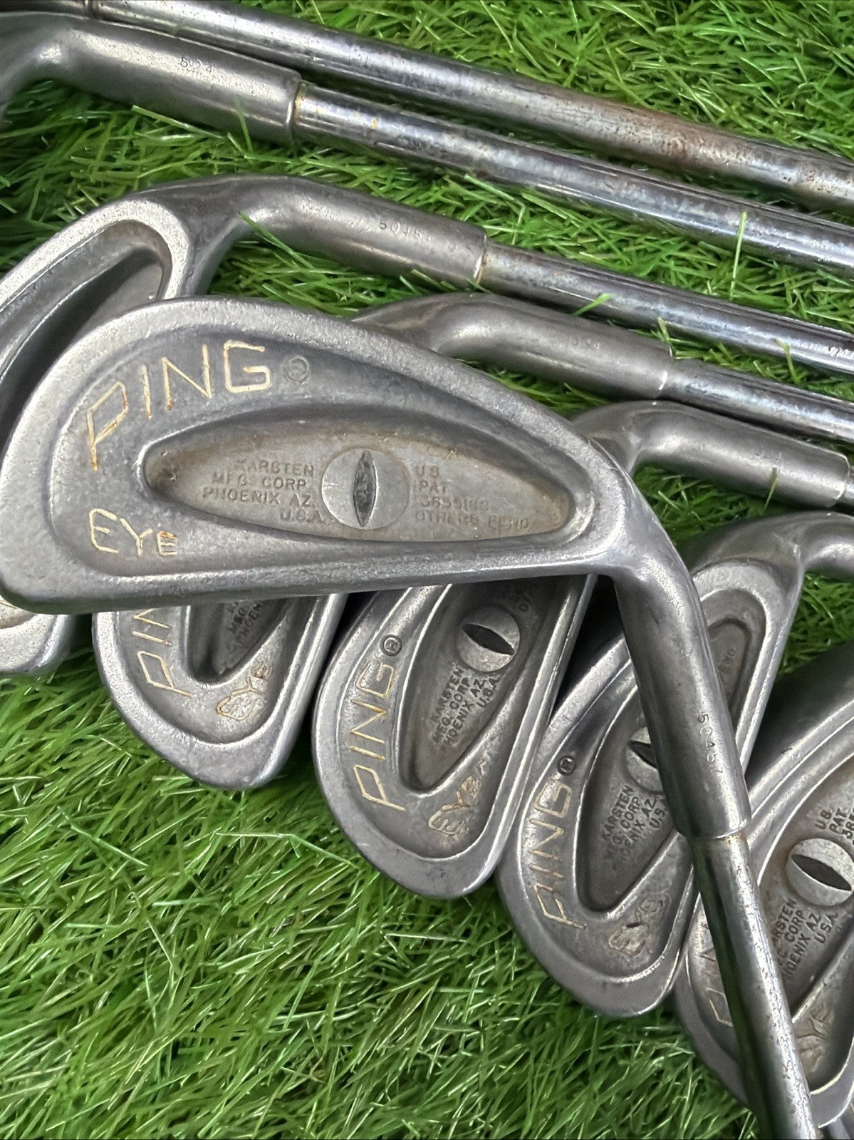 Ping Eye "Cat Eye" Iron Set (2-PW) Black Dot RH ZZ Lite Siff Flex Shafts