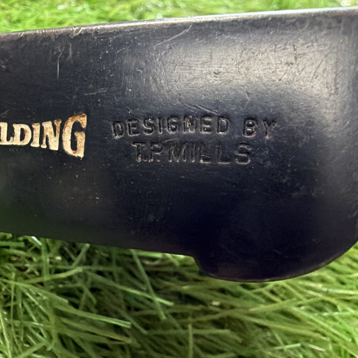 Vintage Spalding T.P.M. 9 Putter RH Steel Shaft Original Grip 35.5"