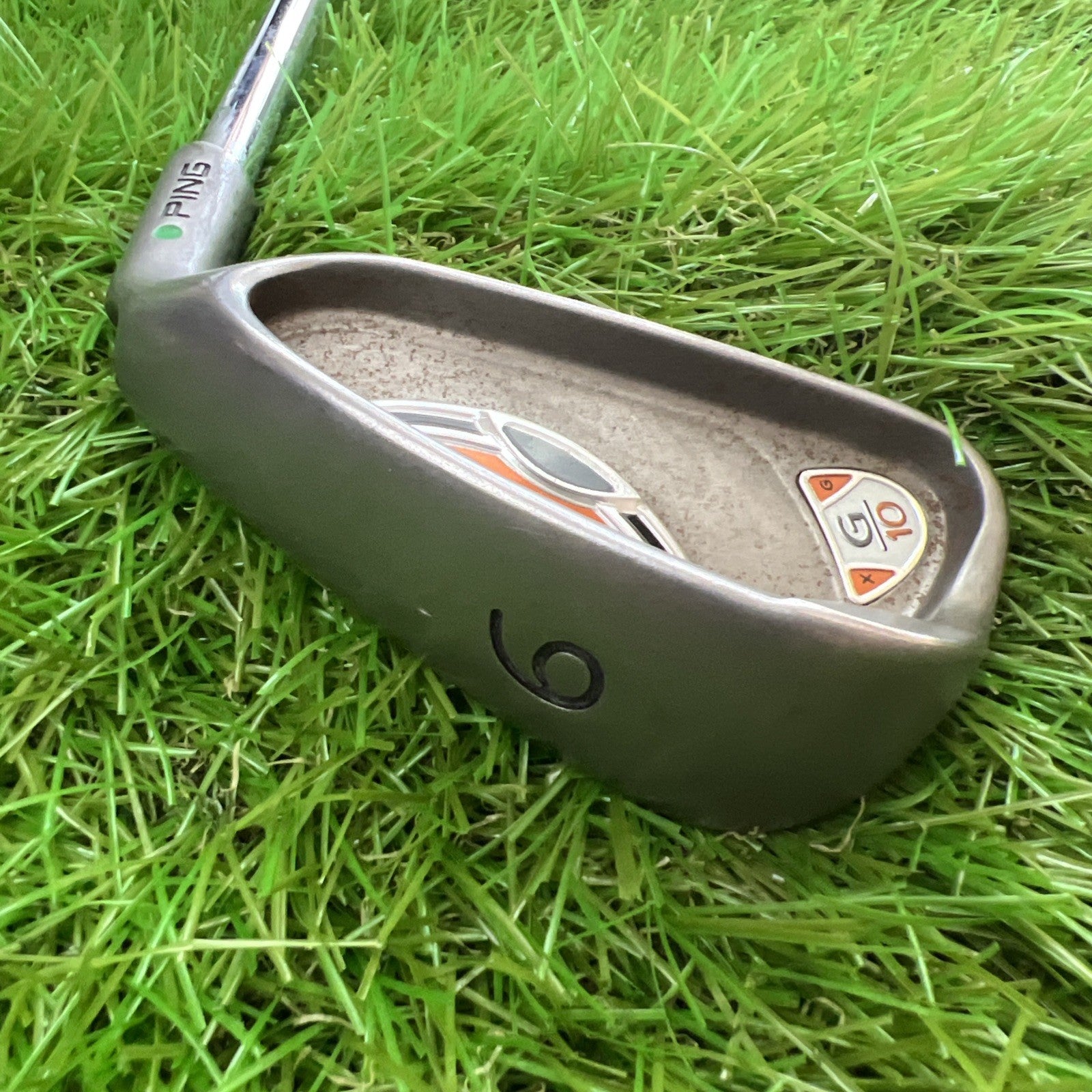 Ping G10 6 Iron Green Dot RH AWT Stiff Flex Shaft 38.5"