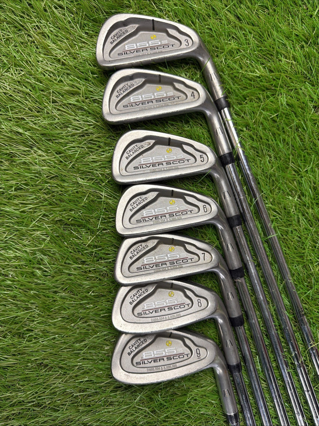 Tommy Armour 855s Silver Scot Iron Set (3-9) RH Tour Step II Regular Flex Shafts