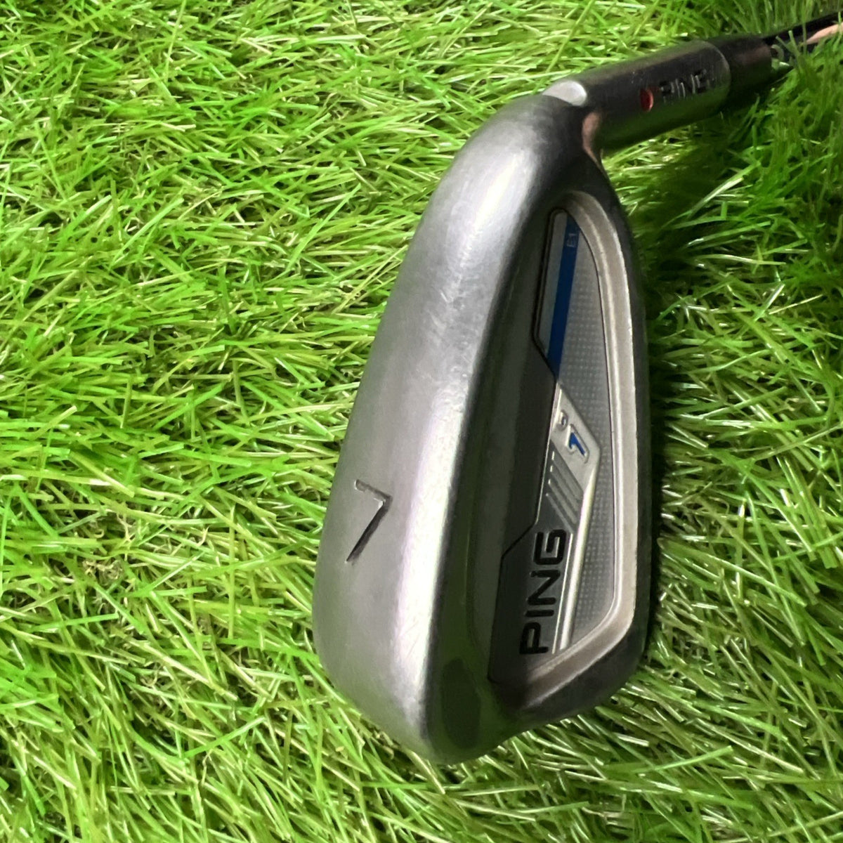 Ping i E1 7 Iron Orange Dot RH KBS Tour 105 X-Stiff Flex Shaft 37"