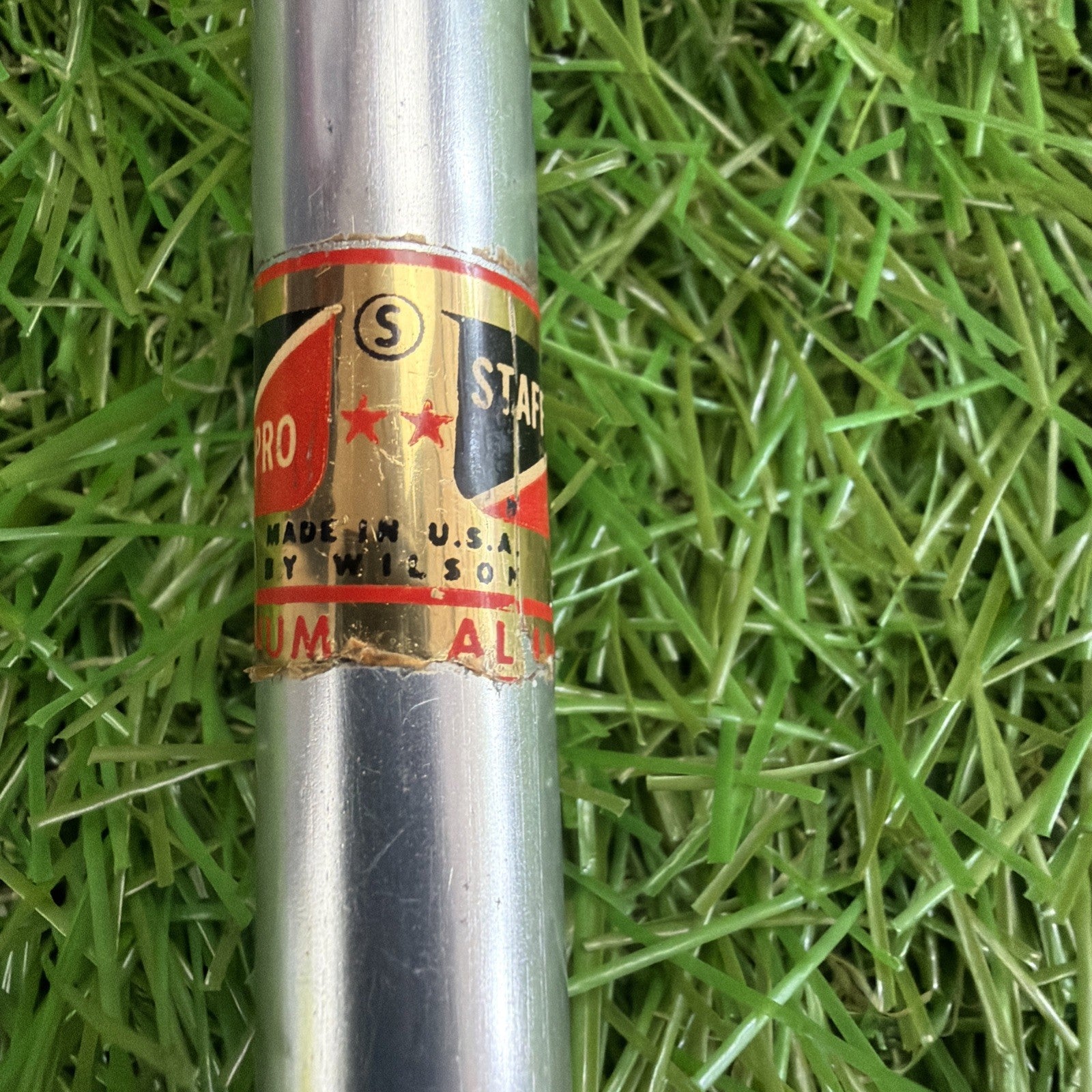 Vintage Wilson Staff Dyna Power 3 Iron RH Stiff Flex Aluminum Shaft Leather Grip