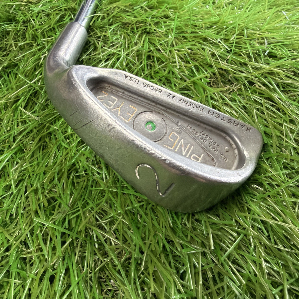 Ping Eye 2 2 Iron Green Dot RH ZZ Lite Stiff Flex Shaft 39"