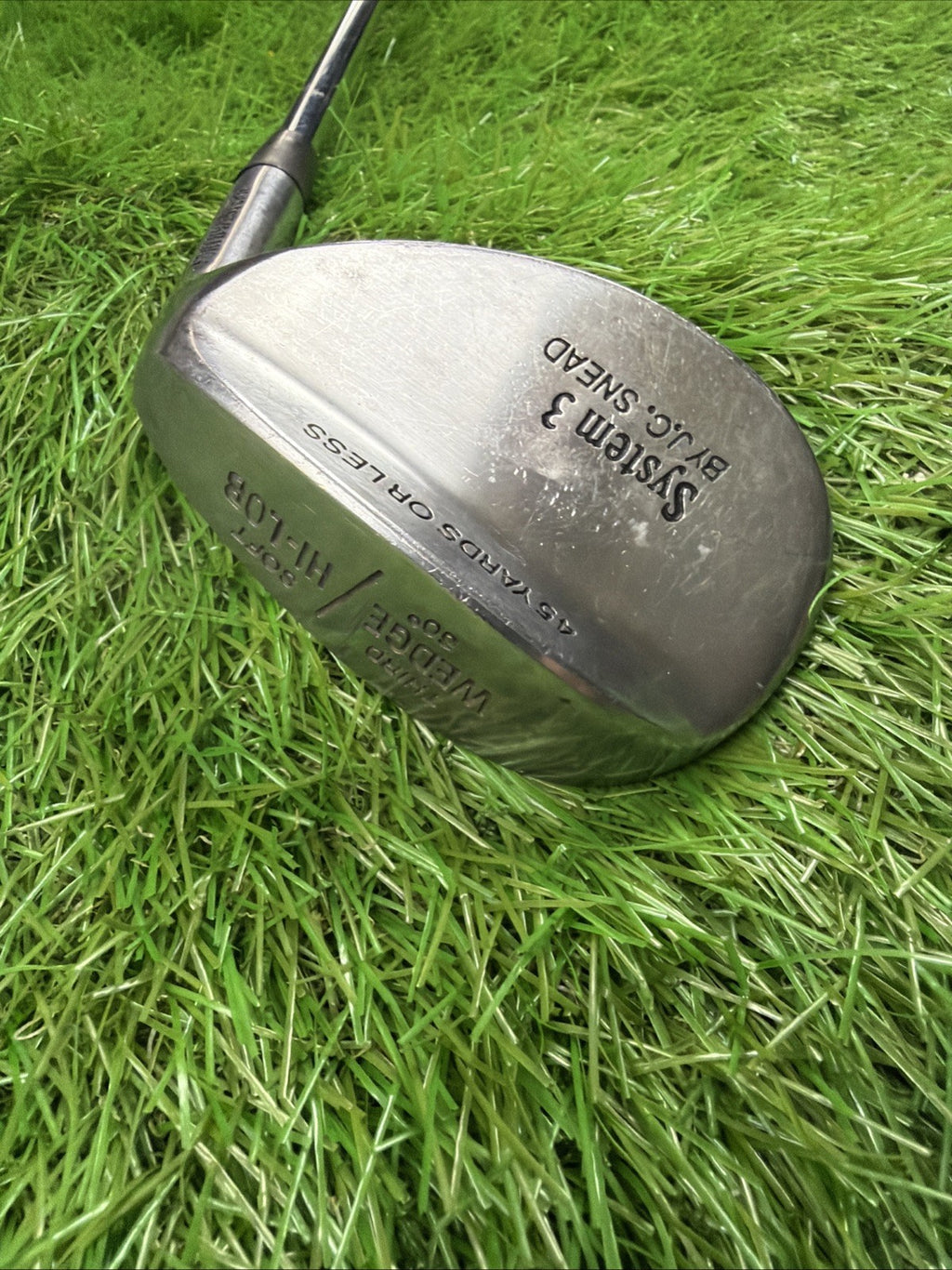 Northwestern JC Snead System 3 60° Log Wedge RH Stiff Flex Steel Shaft 36"