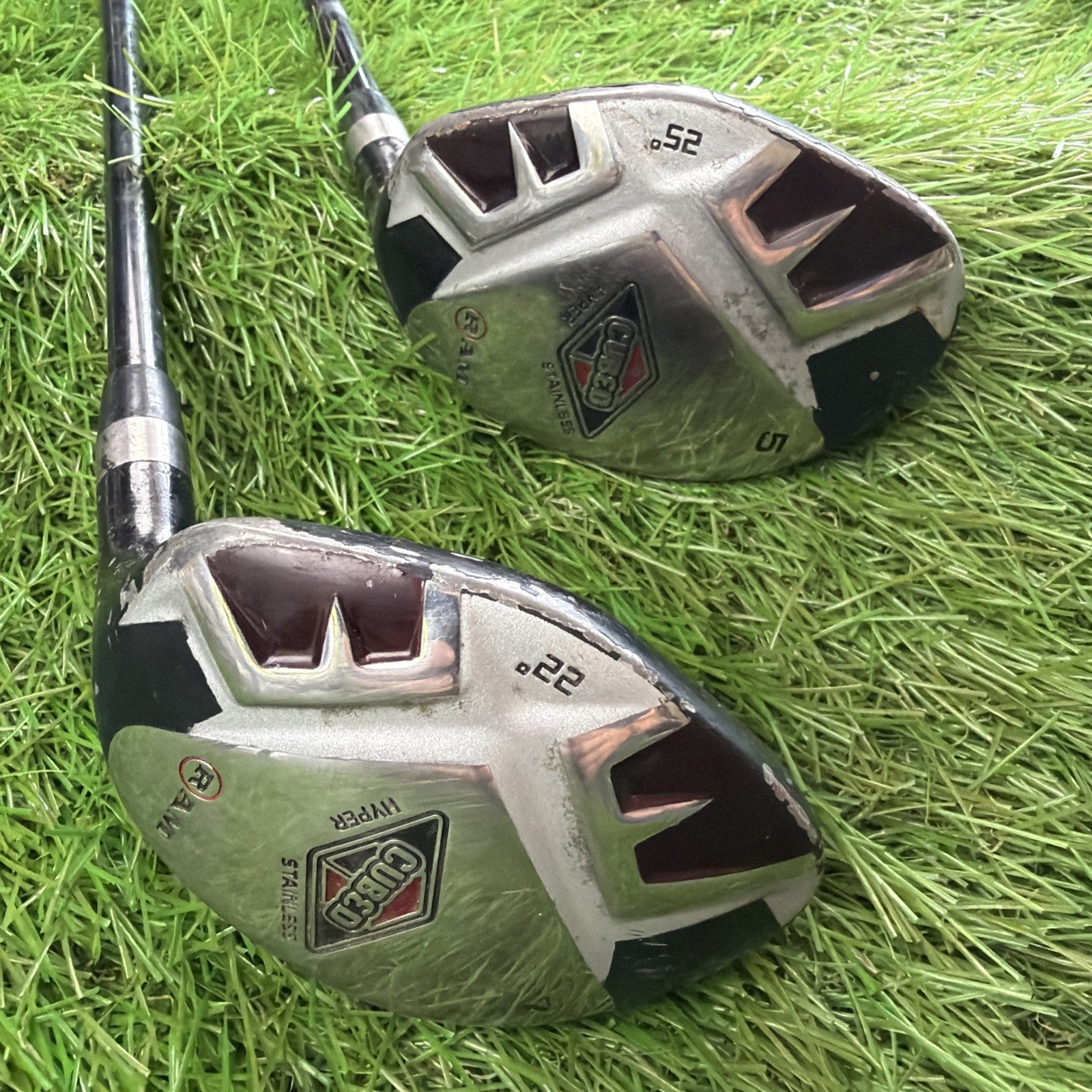Ram Cubed 4 & 5 Hybrids (22° / 25°) RH Mid Flex Graphite Shaft