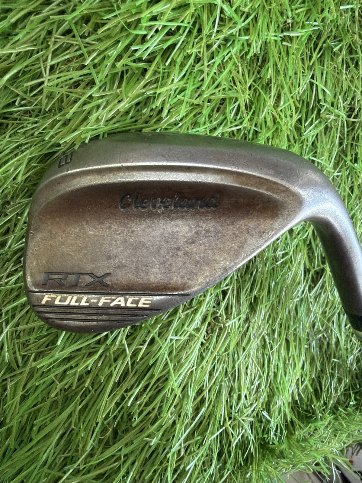 Cleveland Zipcore RTX 58° Wedge Full-Face Raw RH A.W.T. 2.0 Wedge Flex Shaft 35"