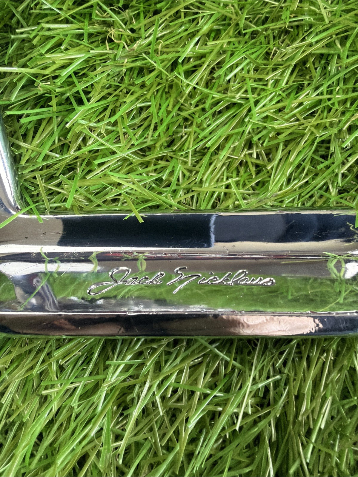 Vintage MacGregor Jack Nicklaus JN100 Putter RH Leather Grip 34.75" - Pristine