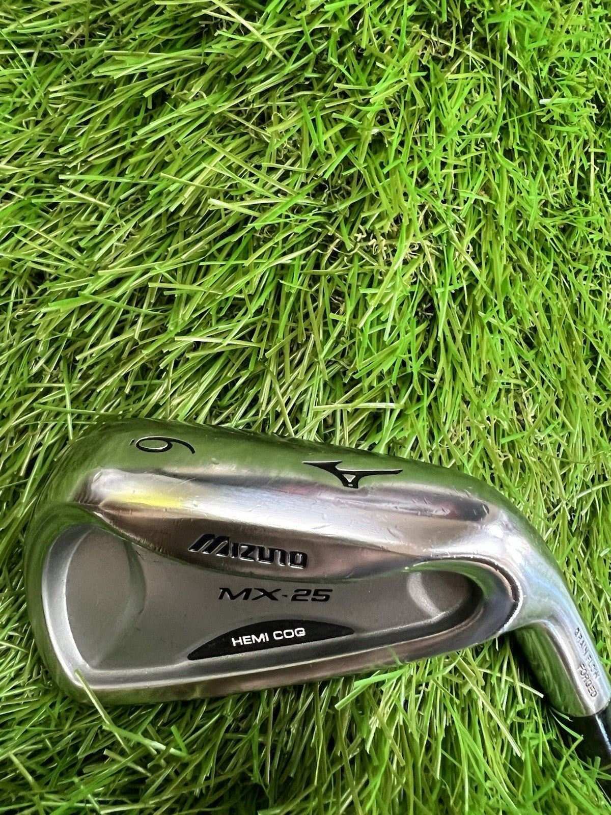 MIzuno MX-25 6 Iron Hemi Cog RH Exsar IS2 Regular Flex Shaft 38.5"