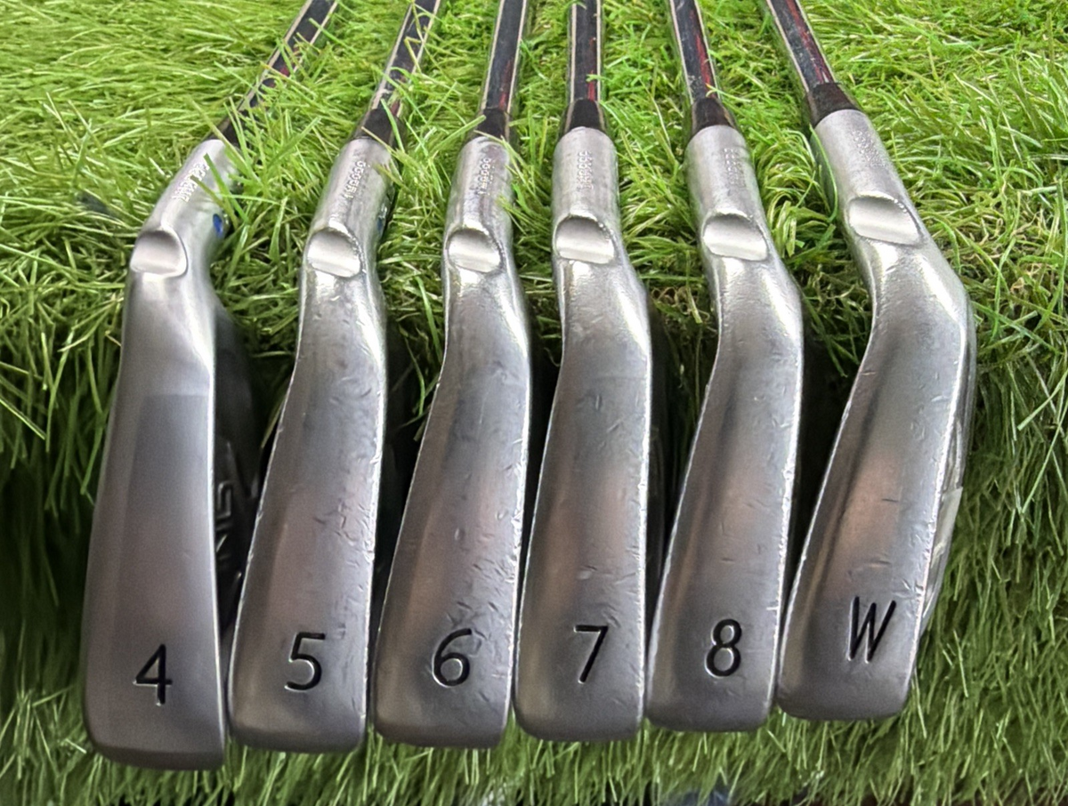 Ping Anser Forged Iron Set (4-PW NO 9i) Blue Dot RH AWT Stiff Flex Steel Shafts