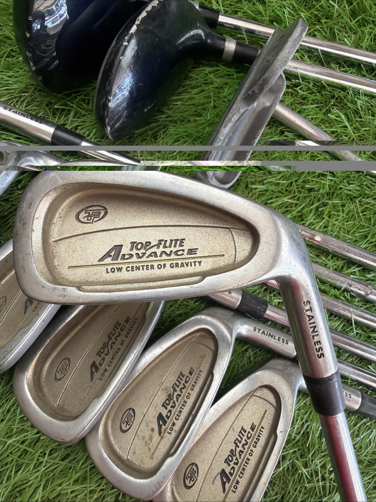 Top Flight Advance Golf Set (5i-9i, PW, SW, 5w, 4H, Putter) RH Medium Flex