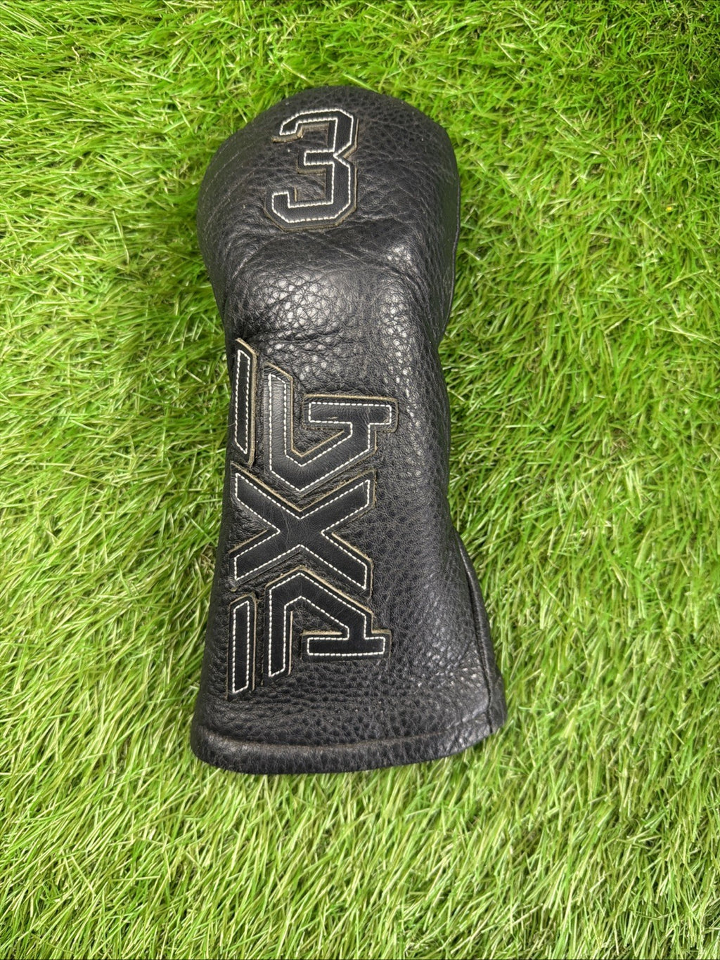 PXG Blackout 3 Wood Headcover Leather