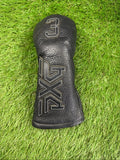 PXG Blackout 3 Wood Headcover Leather
