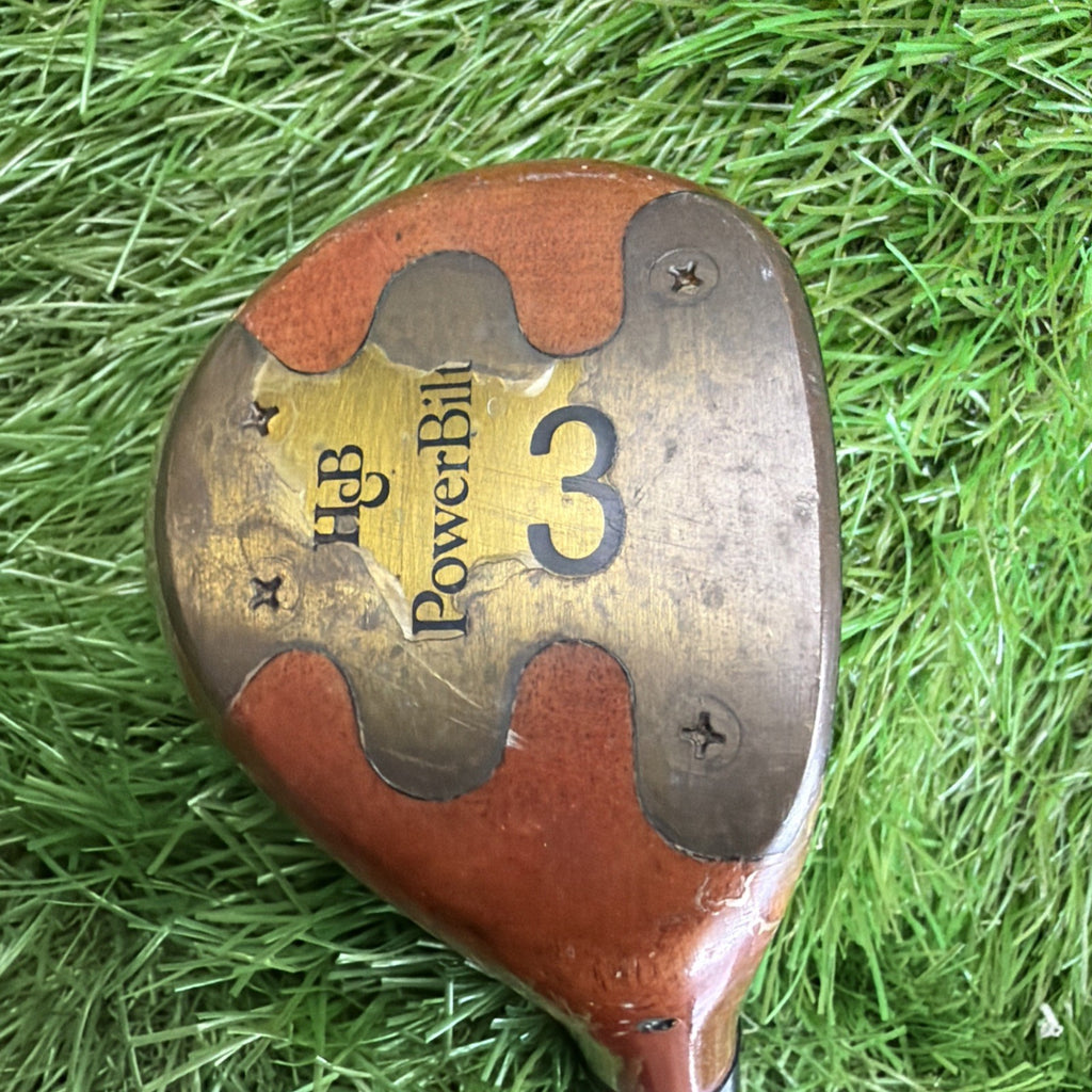Vintage H&B PowerBilt Citation 3 Wood RH True Temper PPW5B Steel Shaft 42.5"