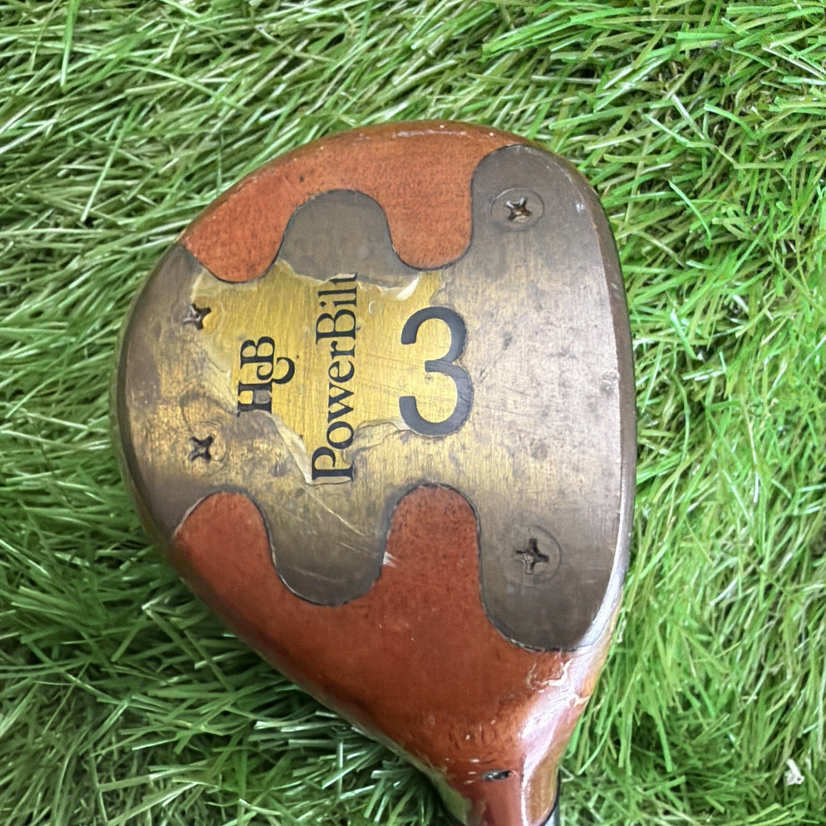 Vintage H&B PowerBilt Citation 3 Wood RH True Temper PPW5B Steel Shaft 42.5"