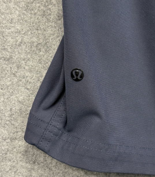 Lululemon Mens Commission Shorts Navy Blue Golf Chino 9 Inch Inseam Size 34