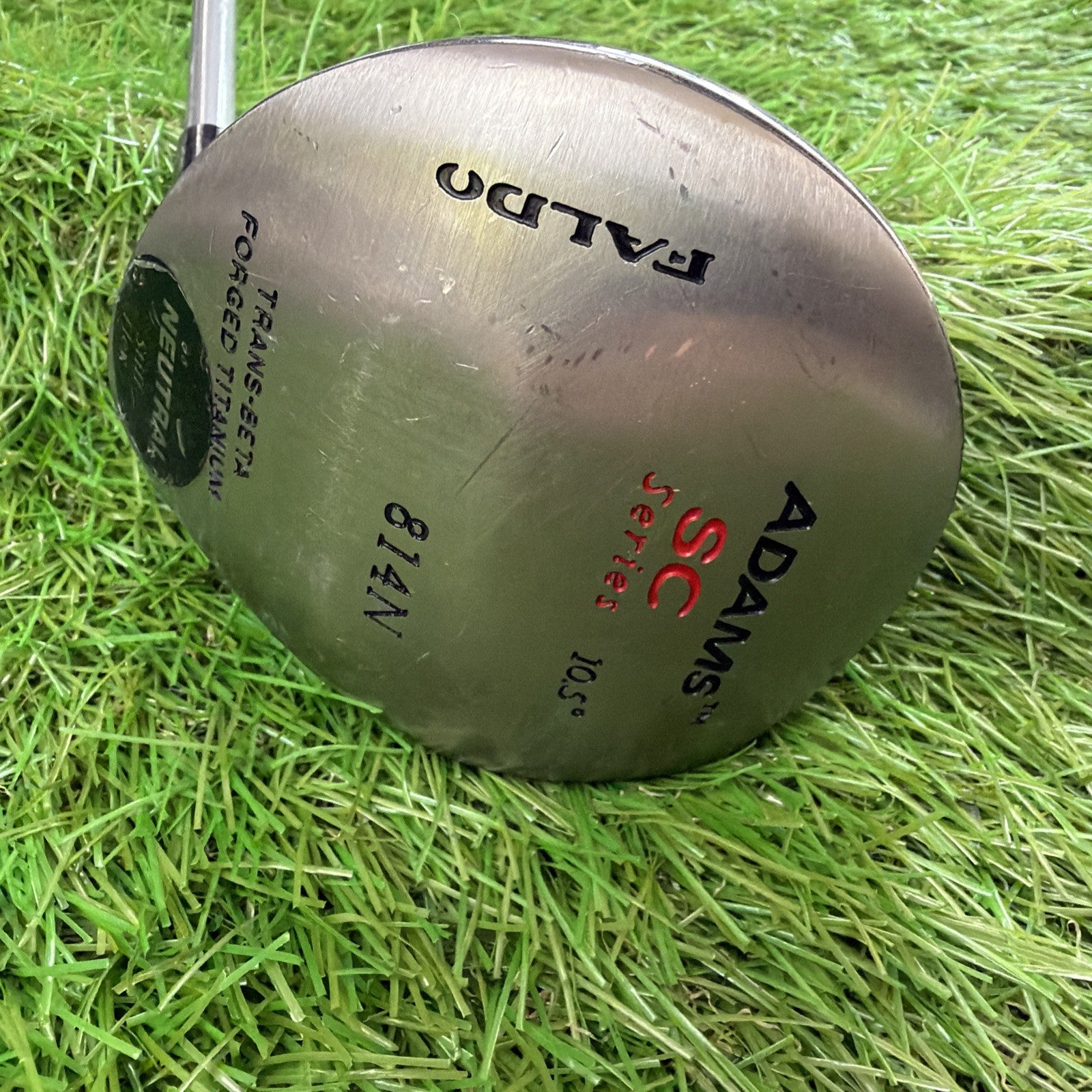 Adams Faldo 10.5° Driver SC Series 814N RH SuperShaft Stiff Flex 45"