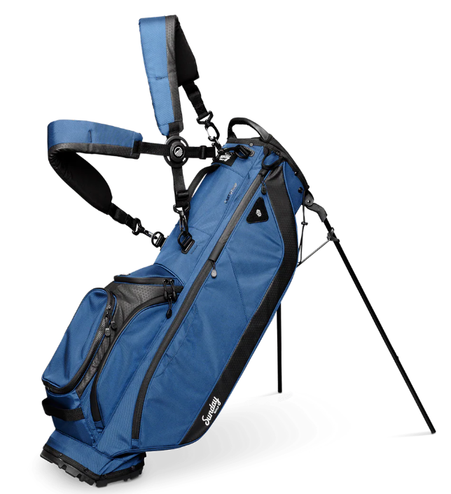 Sunday Golf Ryder Full Stand Bag 5-Way Full Length Dividers 4.9lbs Double Strap