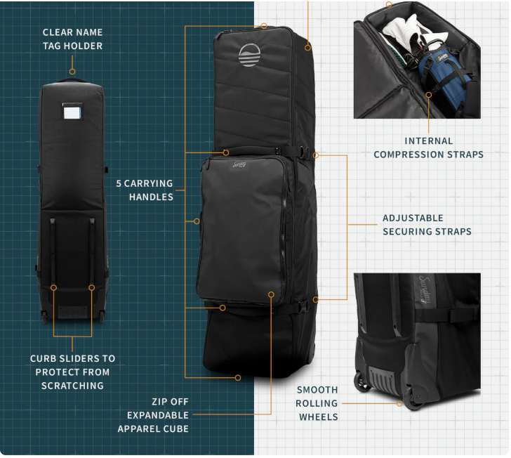 Sunday Golf Coaster Travel Bag