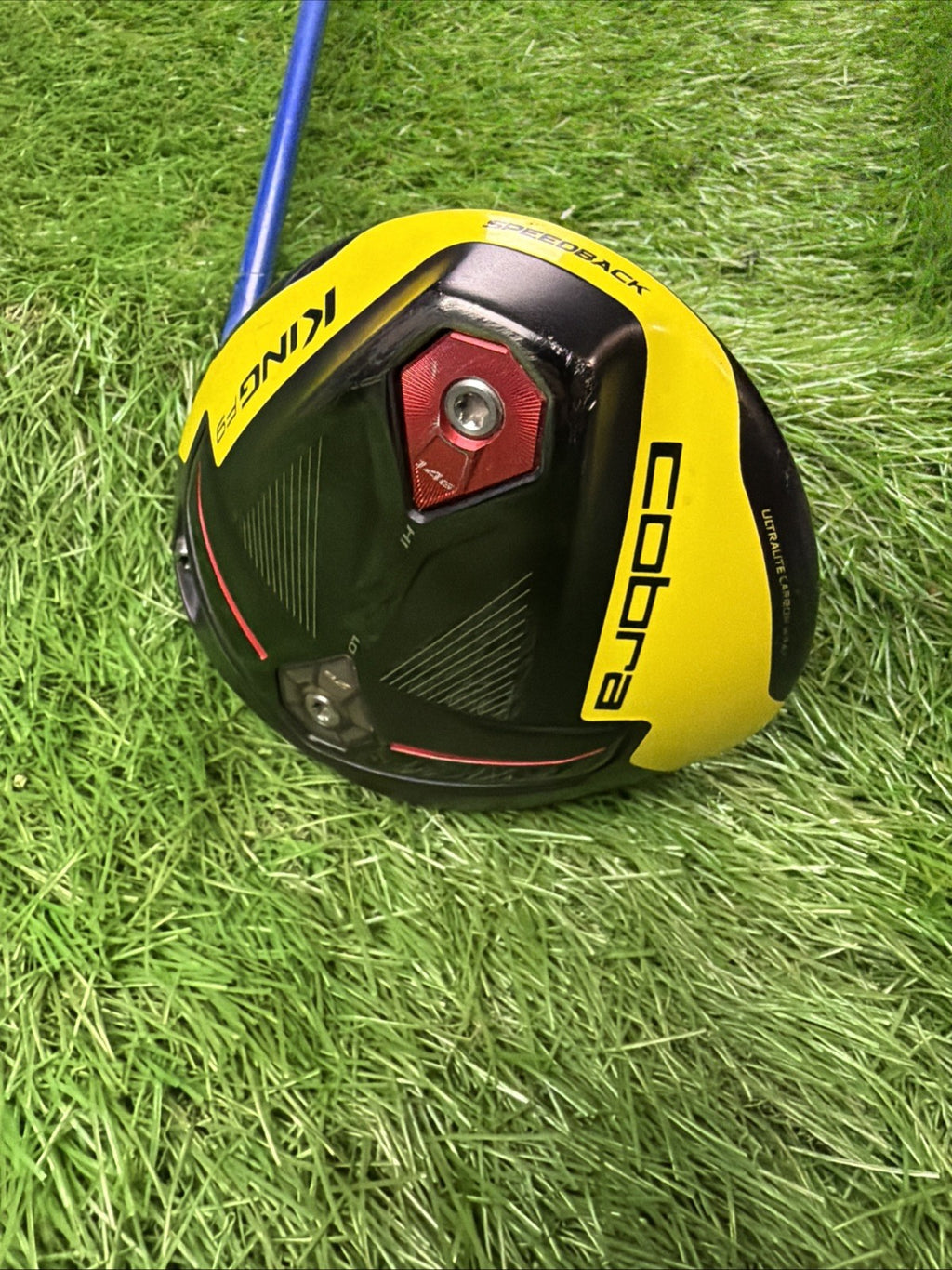 Cobra King F9 9° Driver Adj. Loft RH Grafalloy ProLaunch Blue 65g Reg Flex 45.5"