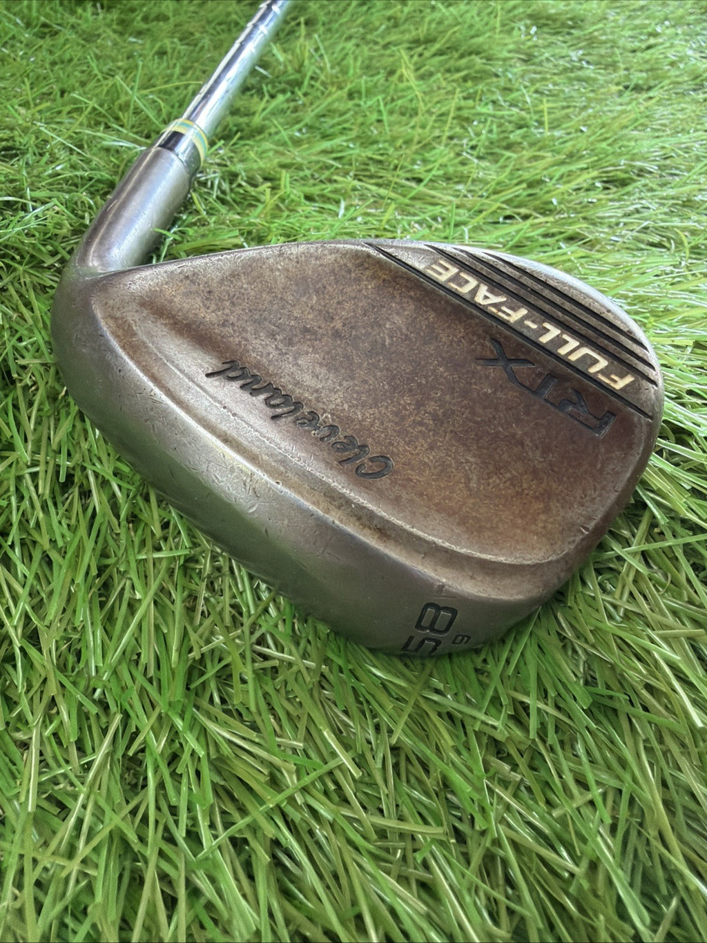 Cleveland Zipcore RTX 58° Wedge Full-Face Raw RH A.W.T. 2.0 Wedge Flex Shaft 35"