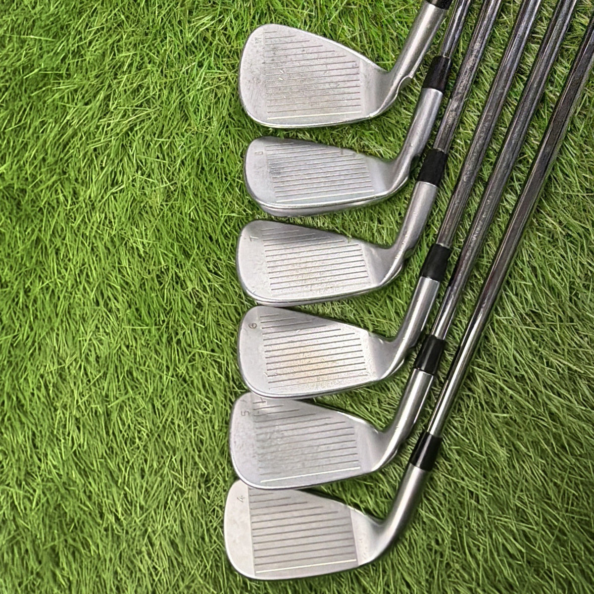 Ping Anser Forged Iron Set (4-PW NO 9i) Blue Dot RH AWT Stiff Flex Steel Shafts