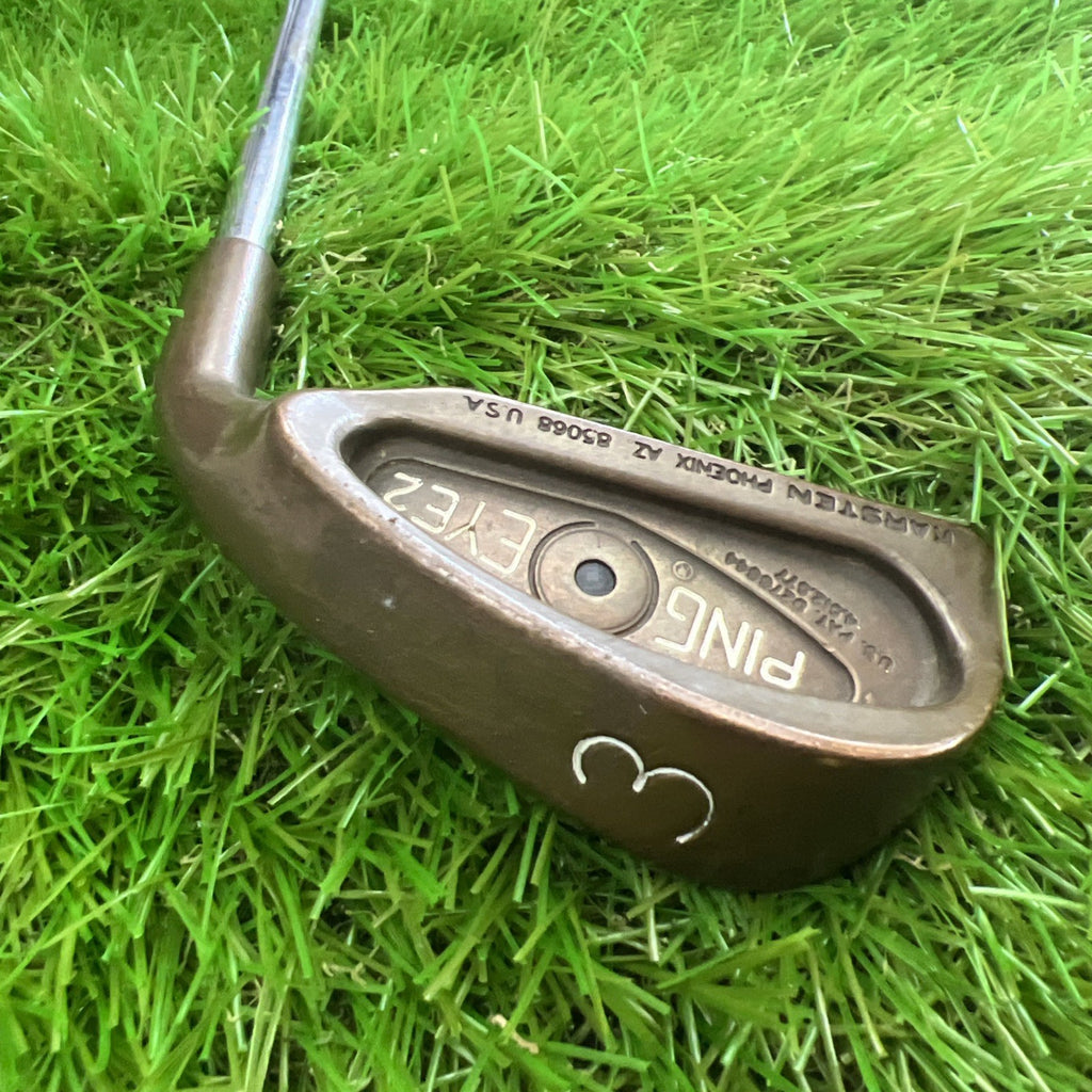 Vintage Ping EYE 2 3 Iron Beryllium Copper (BeCu) Black Dot RH Steel Shaft 39"