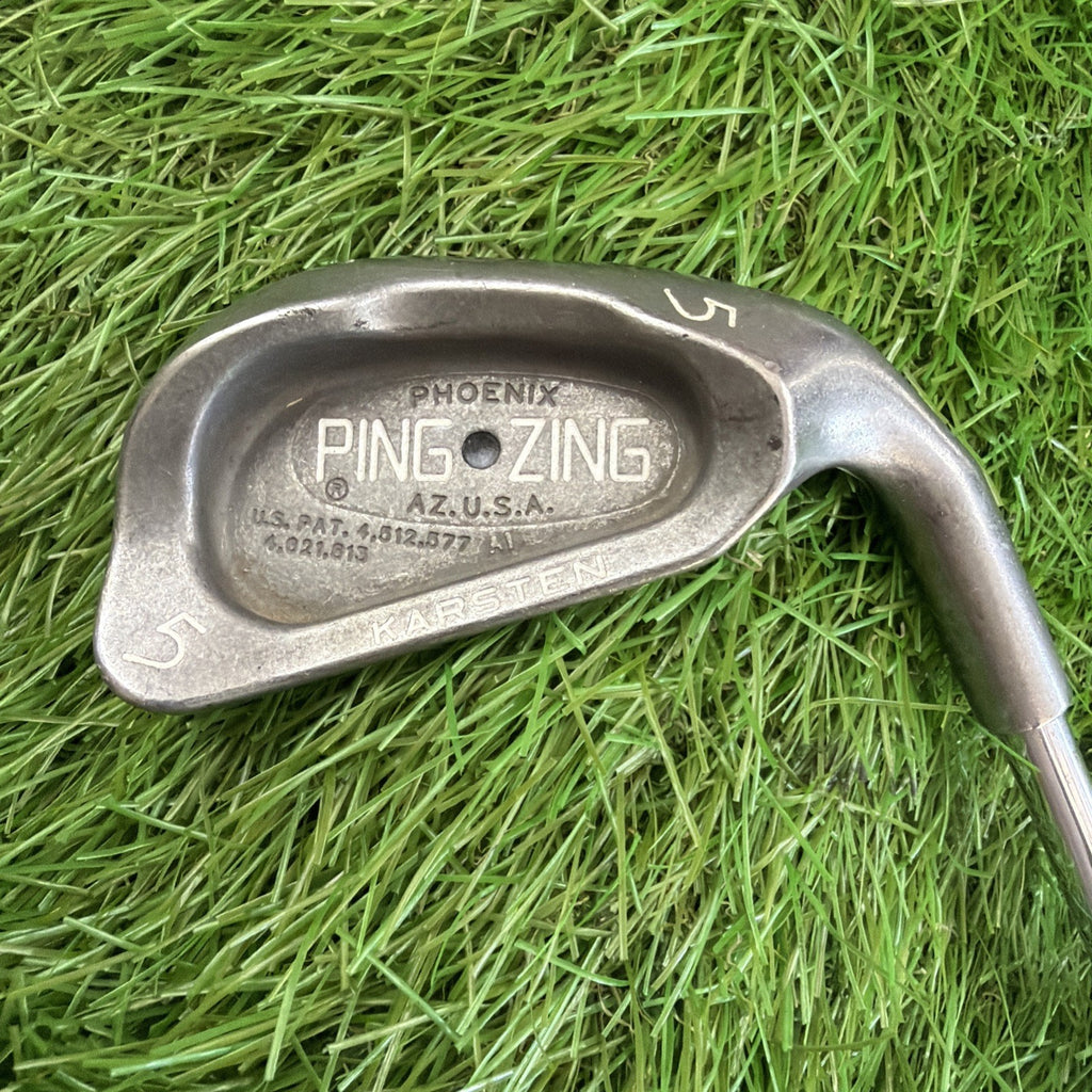 Vintage Ping Zing 5 Iron Black Dot RH Ping KT-M Stiff Flex Shaft 38"