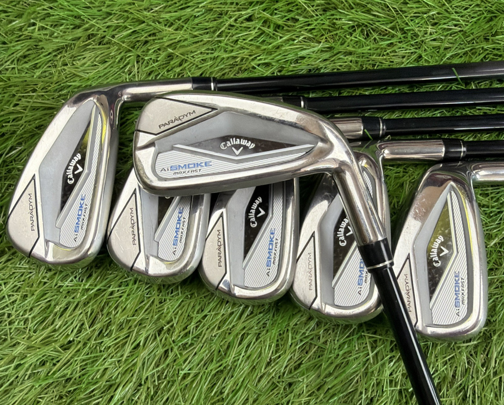 Callaway Paradym AiSmoke Max Fast Iron Set (5-PW) Tensei 40 R2 Senior Flex