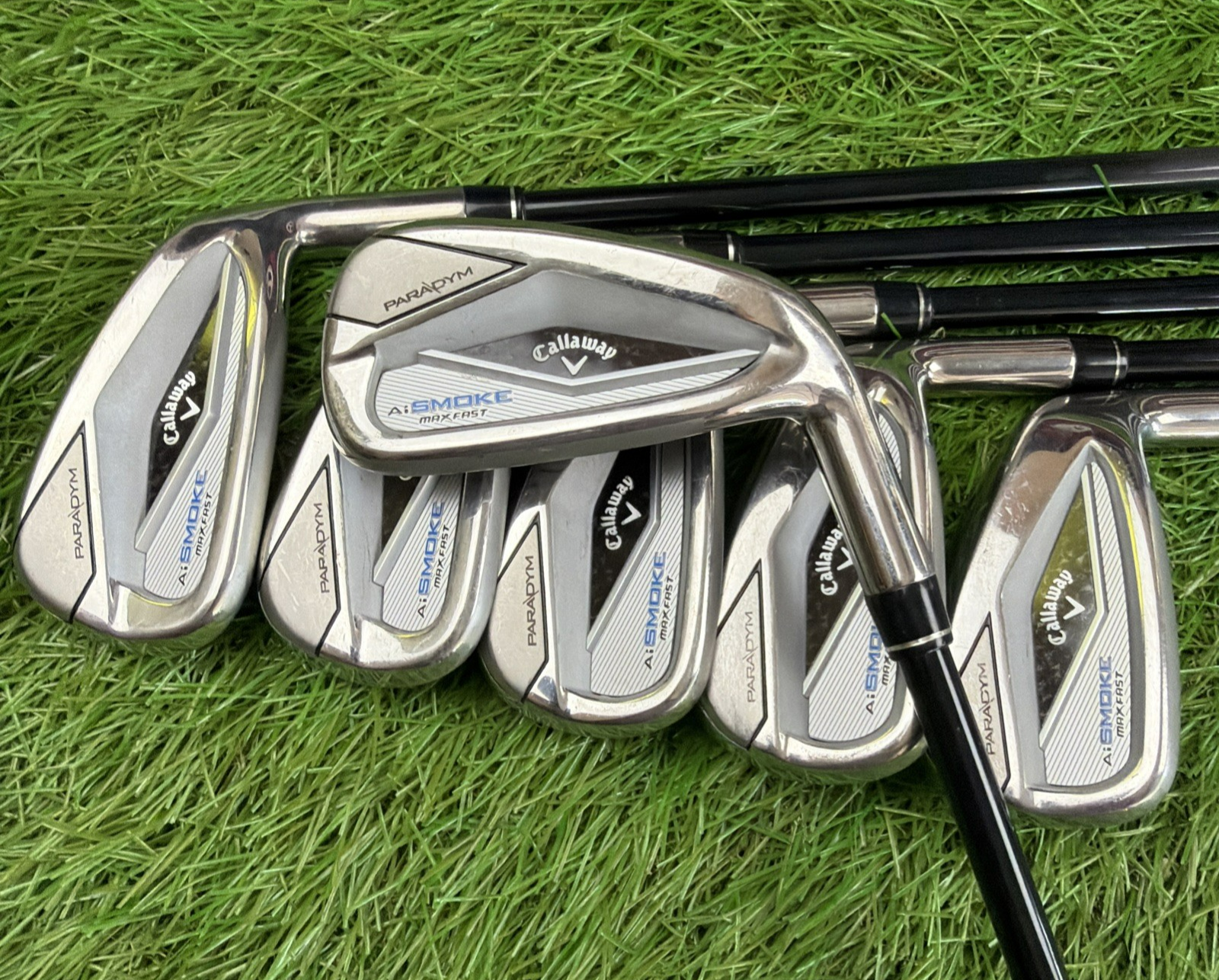 Callaway Paradym AiSmoke Max Fast Iron Set (5-PW) Tensei 40 R2 Senior Flex