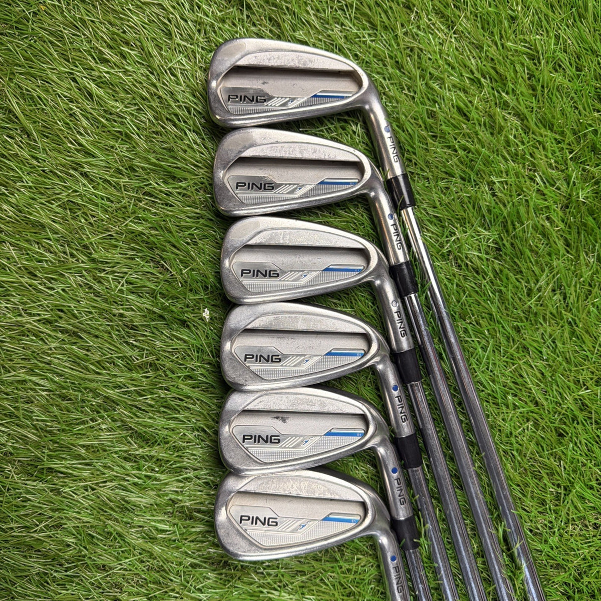 Ping i Series E-1 Iron Set 5-W Blue Dot RH Project X 5.5 RegularPlus Flex Shafts