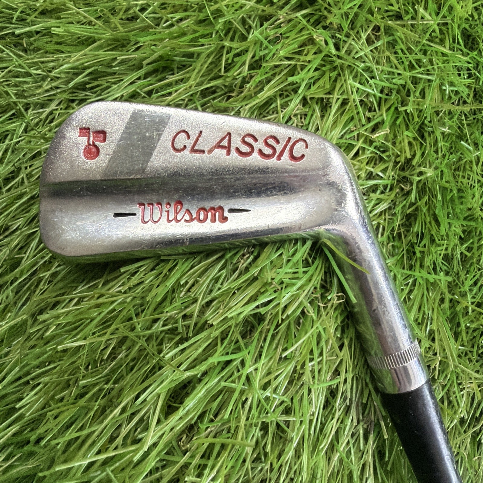 Vintage Wilson Classic 4 Iron RH Steel Shaft Reminder Grip 37.5"